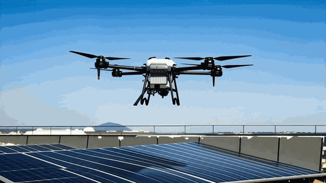 Solar Cleaning Drone